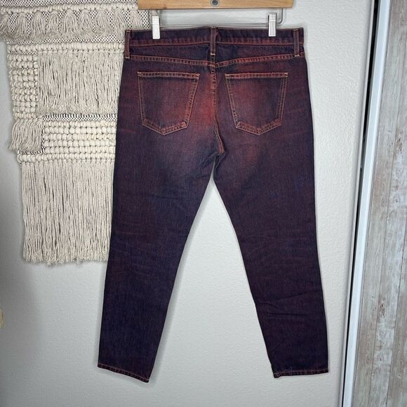 Current/Elliot the easy stiletto Merced red died jeans - Picture 2 of 5